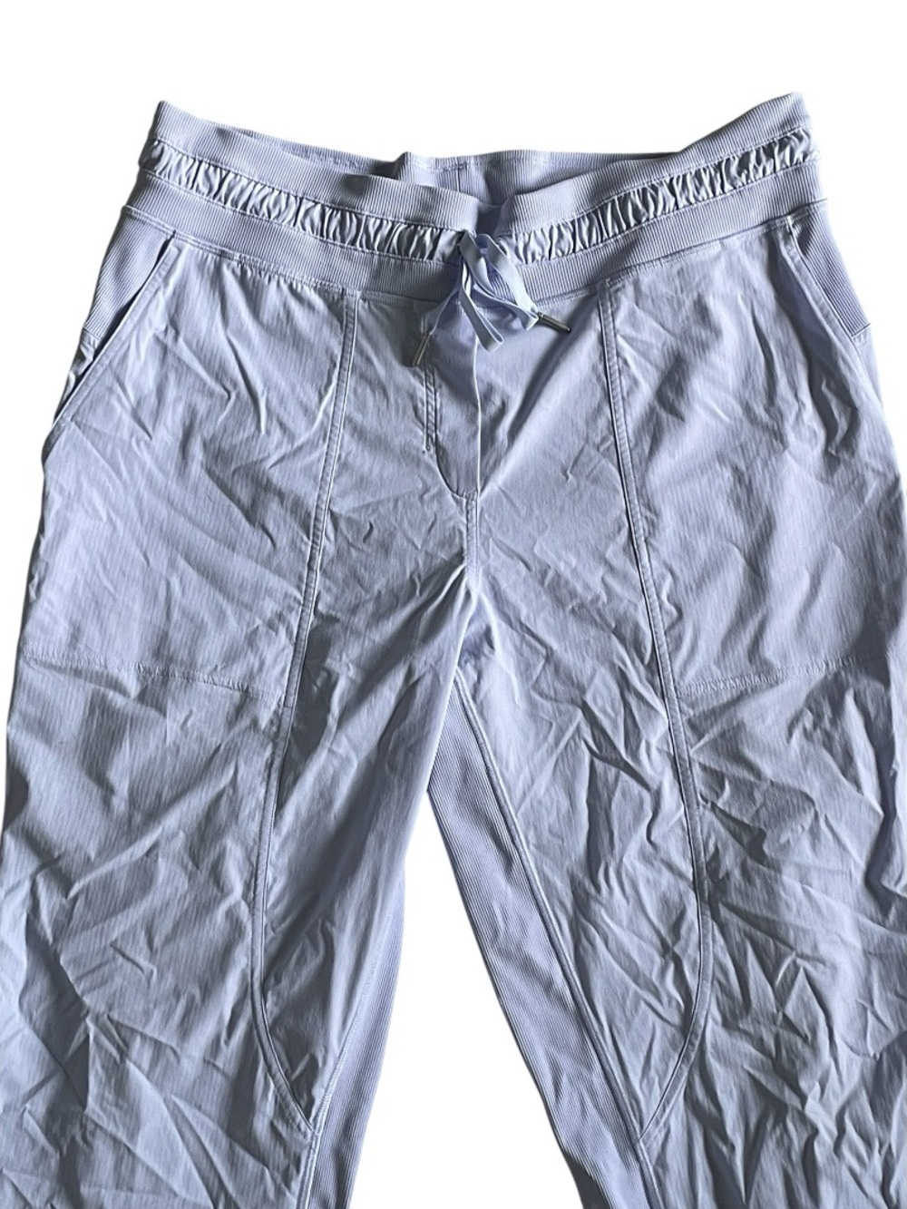 lululemon athletica Light Blue Drawstring Crop Capris - Picture 3 of 5